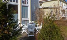 Die möblierte Terrasse