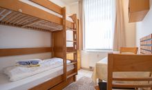 Das zweite Schlafzimmer mit Etagenbett