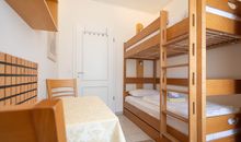 Das zweite Schlafzimmer mit Etagenbett