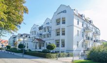 Die Außenansicht des Hauses Miramare