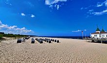 Strand mit Strandkörben