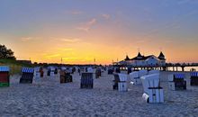 Abendstimmung an der Seebrücke Ahlbeck