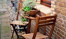 Kleiner Sitzplatz