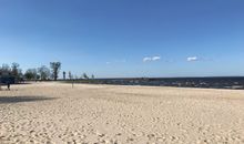 Strand im Frühjahr