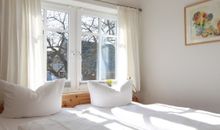 idyllische Aussicht vom Balkon