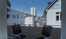 Die Balkone mit Ostseeblick