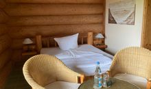 Komfortabeles Finnhuetten Ferienhaus im Fischerdorf Freest