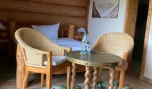 Komfortabeles Finnhuetten Ferienhaus im Fischerdorf Freest