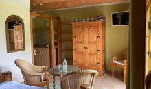 Komfortabeles Finnhuetten Ferienhaus im Fischerdorf Freest