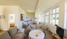 Gutshaus Grubnow Ferienwohnung 4 mit Hund am Wasser Sauna und WLAN incl.