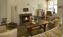 Gutshaus Grubnow Ferienwohnung 4 mit Hund am Wasser Sauna und WLAN incl.