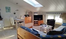 Fewo 8, Box-Betten, 1. Stock, Terrasse mit Strandkorb