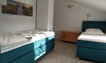Fewo 8, Box-Betten, 1. Stock, Terrasse mit Strandkorb