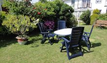 Fewo 8, Box-Betten, 1. Stock, Terrasse mit Strandkorb