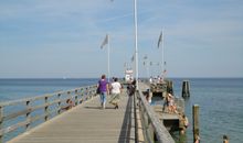 Fewo 8, Box-Betten, 1. Stock, Terrasse mit Strandkorb