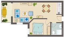 Yachthafenresidenz - Wohnung 5303 / 815