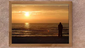 Romantischer Sonnenuntergang an der Ostsee Romantischer Sonnenuntergang an der Ostsee