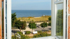 perfekter Ausblick auf die Ostsee