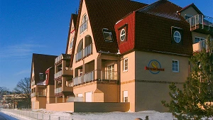 das Strandhotel im Winter