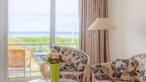 double room with a view of the sea