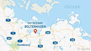 Karte mit Lage – Boltenhagen an der Ostsee