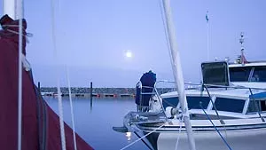 Abendstimmung im Boltenhagener Yachthafen
