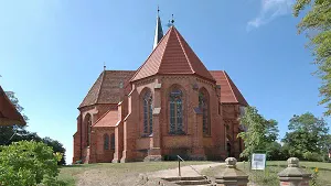 church in the seaside resort of Wustrow, peninsula Fischland-Darss-Zingst