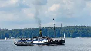 Dampfschiff Alexandra auf der Flensburger Förde