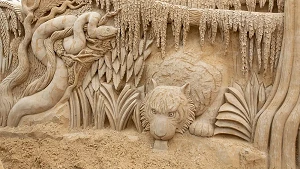 Usedomer Sandskulpturen-Ausstellung
