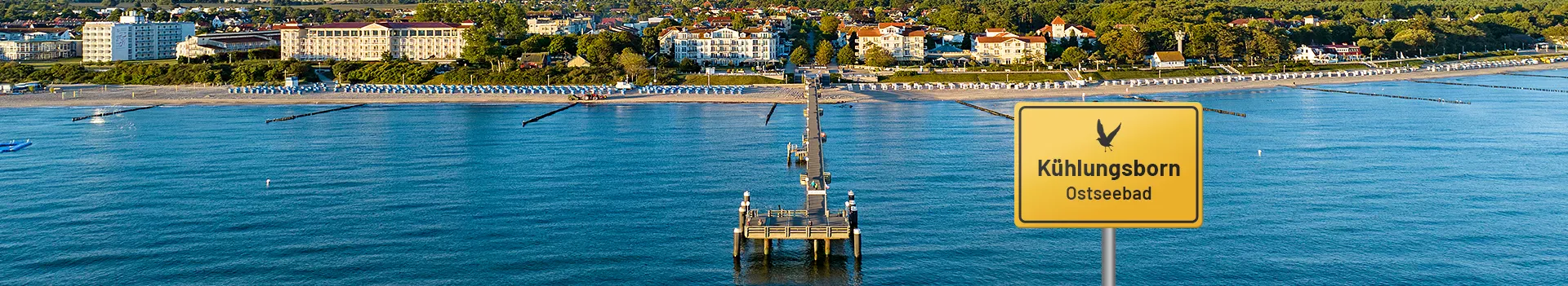 Ostseebad Kühlungsborn – Blick auf die Seebrücke und den Strand