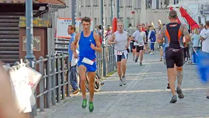 Rostocker Triathlon, ehemaliger Autragungsort Warnemünde