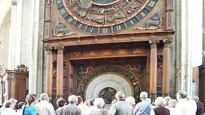astronomical clock in St. Marienkirche (St. Mary's church) in Rostock