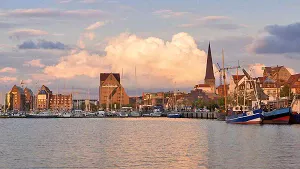 Rostocks Stadtsilhouette