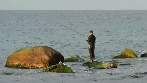 fishing on the Baltic Sea